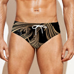 Bohemian Spiritual Fish Print Men's Swim Briefs