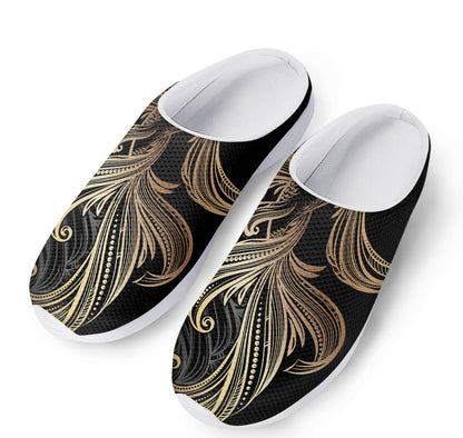 Bohemian Spiritual Fish Print Mesh Casual Shoes