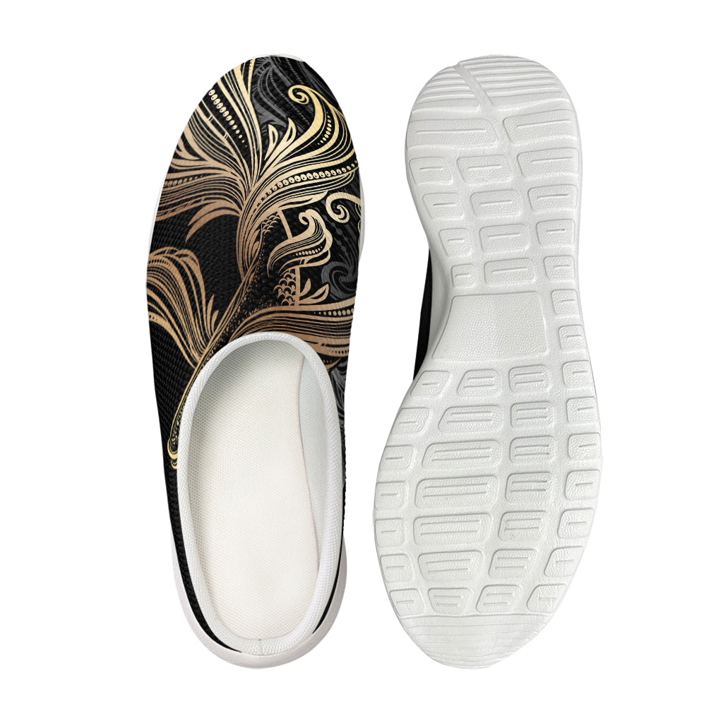 Bohemian Spiritual Fish Print Mesh Casual Shoes