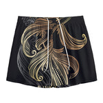 Bohemian Spiritual Fish Print Mesh Shorts
