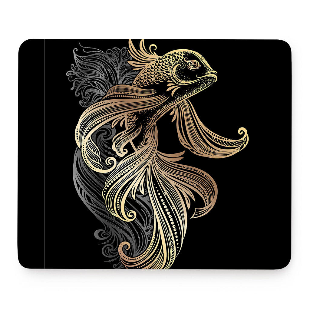 Bohemian Spiritual Fish Print Mouse Pad