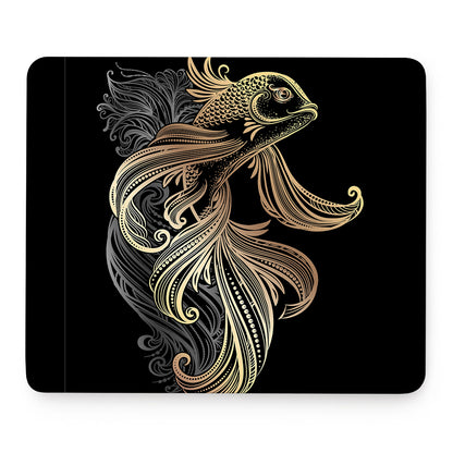 Bohemian Spiritual Fish Print Mouse Pad