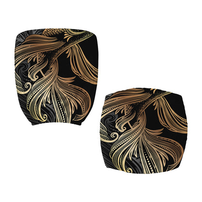 Bohemian Spiritual Fish Print Office Chair Cover