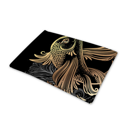 Bohemian Spiritual Fish Print Pet Cooling Mat Cover