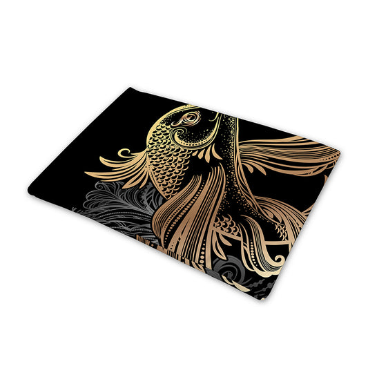 Bohemian Spiritual Fish Print Pet Cooling Mat Cover