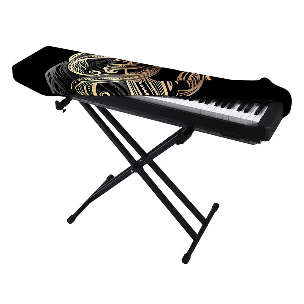 Bohemian Spiritual Fish Print Piano Keyboard Cover