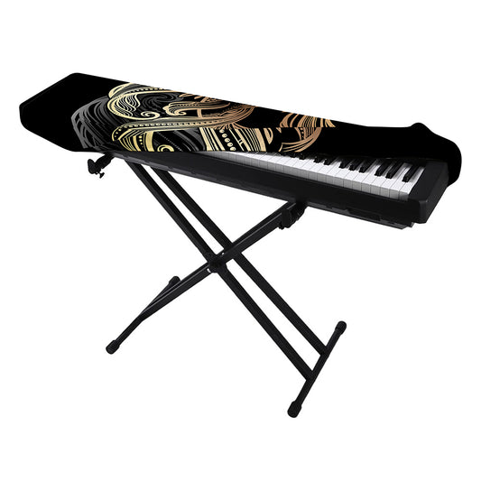 Bohemian Spiritual Fish Print Piano Keyboard Cover