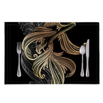 Bohemian Spiritual Fish Print Placemat