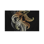 Bohemian Spiritual Fish Print Polyester Flag