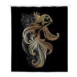 Bohemian Spiritual Fish Print Polyester Shower Curtain