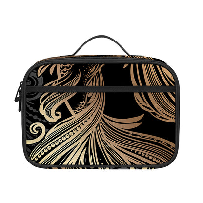 Bohemian Spiritual Fish Print Portable Lunch Bag