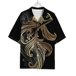 Bohemian Spiritual Fish Print Rayon Hawaiian Shirt