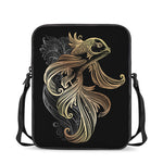 Bohemian Spiritual Fish Print Rectangular Crossbody Bag