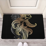 Bohemian Spiritual Fish Print Rubber Doormat