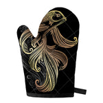 Bohemian Spiritual Fish Print Single Oven Mitt