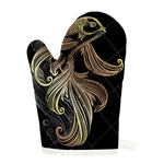 Bohemian Spiritual Fish Print Single Oven Mitt