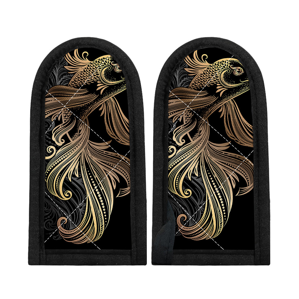 Bohemian Spiritual Fish Print Skillet Handle Cover