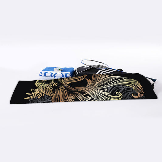 Bohemian Spiritual Fish Print Sports Towel