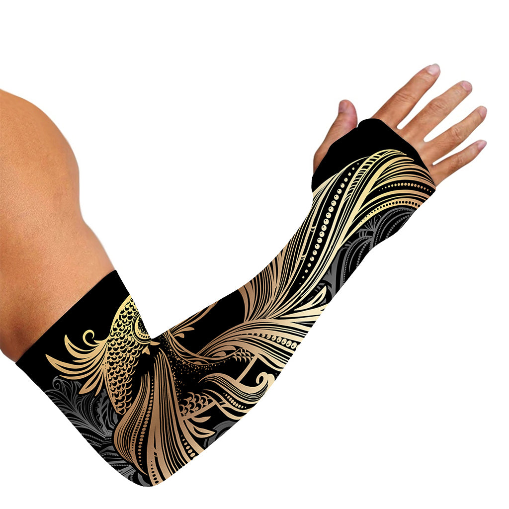 Bohemian Spiritual Fish Print Sun Protection Arm Sleeves