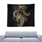Bohemian Spiritual Fish Print Tapestry