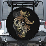 Bohemian Spiritual Fish Print Tire Cover With Camera Hole