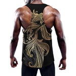 Bohemian Spiritual Fish Print Training Tank Top