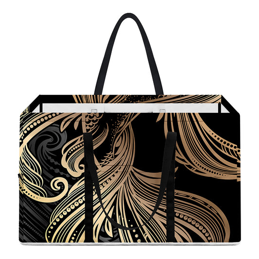 Bohemian Spiritual Fish Print Utility Tote Bag