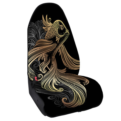 Bohemian Spiritual Fish Print Waterproof Car Seat Cover