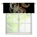 Bohemian Spiritual Fish Print Window Valance