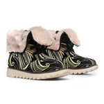 Bohemian Spiritual Fish Print Winter Boots