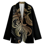 Bohemian Spiritual Fish Print Women's Blazer