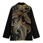 Bohemian Spiritual Fish Print Women's Blazer