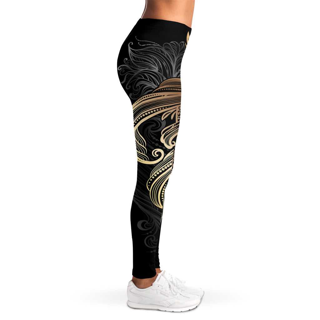 Bohemian Spiritual Fish Print Women's Leggings