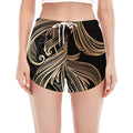 Bohemian Spiritual Fish Print Women's Split Running Shorts