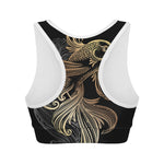 Bohemian Spiritual Fish Print Women's Sports Bra