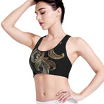 Bohemian Spiritual Fish Print Women's Sports Bra