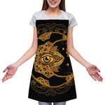 Bohemian Sun And Moon Print Adjustable Apron