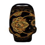 Bohemian Sun And Moon Print Baby Seat Cover