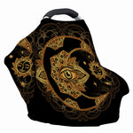 Bohemian Sun And Moon Print Baby Seat Cover