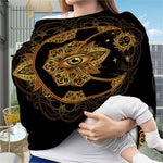 Bohemian Sun And Moon Print Baby Seat Cover