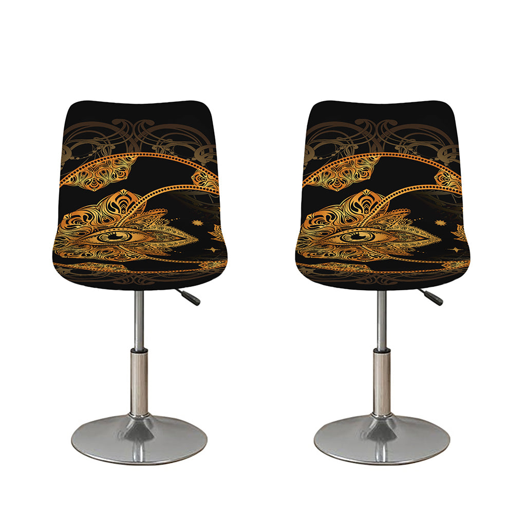 Bohemian Sun And Moon Print Bar Stool Covers