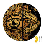 Bohemian Sun And Moon Print Basketball