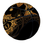 Bohemian Sun And Moon Print Basketball