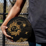 Bohemian Sun And Moon Print Basketball