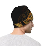 Bohemian Sun And Moon Print Beanie