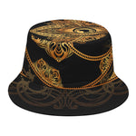Bohemian Sun And Moon Print Bucket Hat