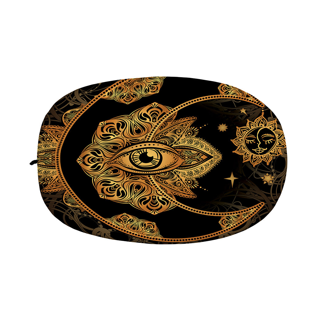 Bohemian Sun And Moon Print Car Side Mirror Covers