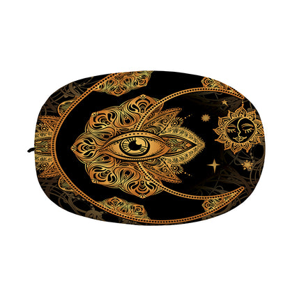 Bohemian Sun And Moon Print Car Side Mirror Covers