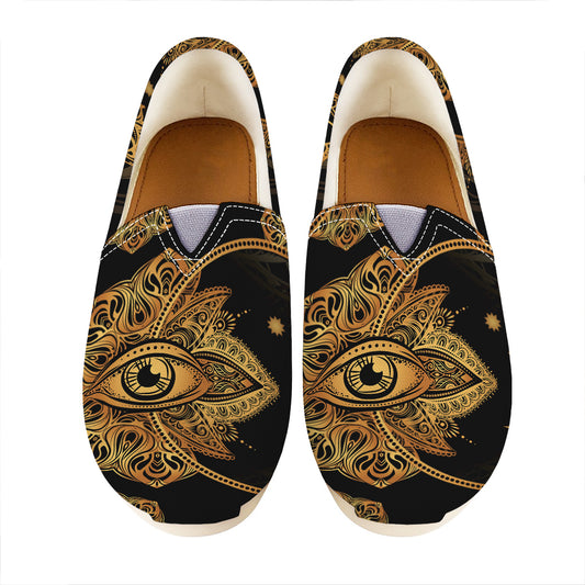 Bohemian Sun And Moon Print Casual Shoes