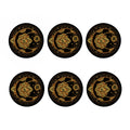 Bohemian Sun And Moon Print Coaster Set